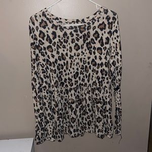 Maurices leopard top